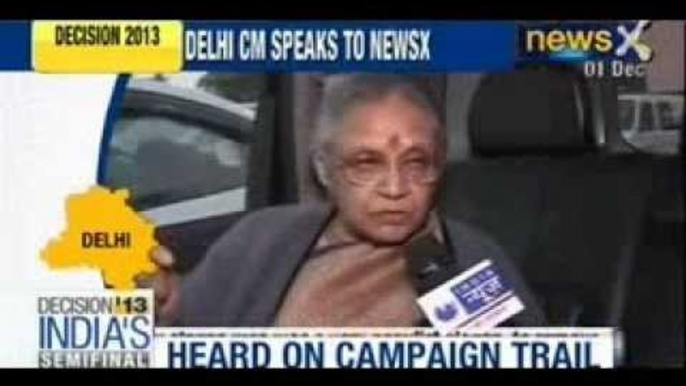 Delhi Polls : Confident of winning Delhi elections, says Sheila Dikshit - NewsX