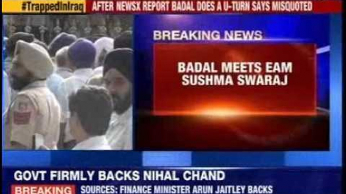 Badal meets EAM Sushma Swaraj