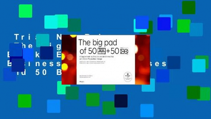 Trial New Releases  The Big Pad of 50 Blank, Extra-Large Business Model Canvases and 50 Blank,