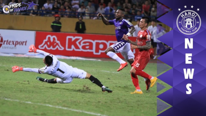 Hoàng Vũ Samson mở tỷ số sau đường chuyền chớp cơ hội cực nhanh của Quang Hải | HANOI FC
