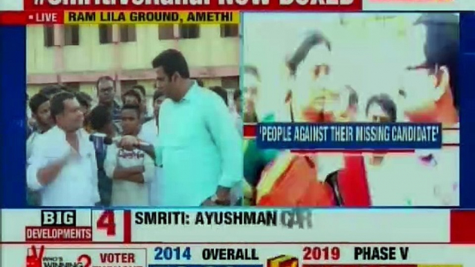 Smriti Irani takes on Rahul Gandhi in Amethi; Lok Sabha Election 2019 Phase 5 Voting