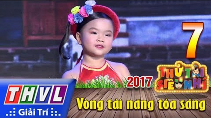 THVL | Thử tài siêu nhí 2017- Tập 7[4]: Tiết mục nhảy dân gian - Trần Đông Nghi