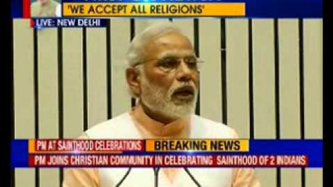 Narendra Modi: Narendra Modi joins Christian Community celebrating sainthood of two Indians