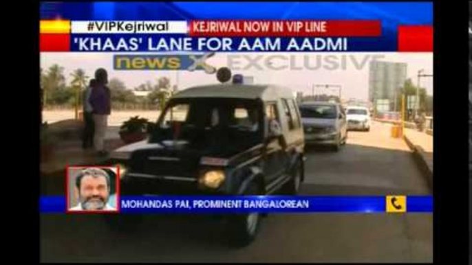 NewsX Exclusive: Arvind Kejriwal's convoy picks VIP lane in Bengaluru