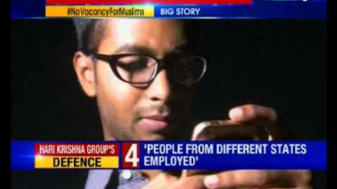 Job denied for being a Muslim, Hari Krishna group in Mumbai claims it was an HR error