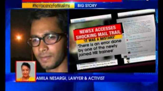 Youth denied job for being a Muslim: Zeshan to file complaint against Mumbai-based company