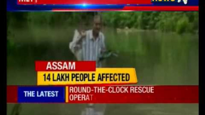 Four die as Assam flood affects 10 lakh people