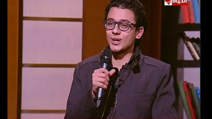 برنامج بوضوح المنشد مصطفى عاطف وانشوده للنبى عليه الصلاه والسلام