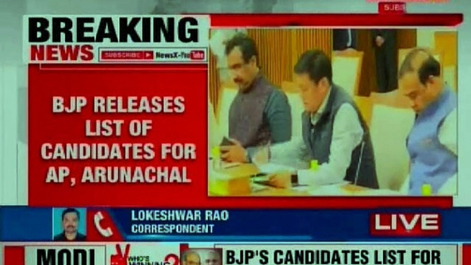 Lok Sabha Elections 2019 Live: BJP Releases List For Andhra, Arunachal Pradesh Assembly Elections