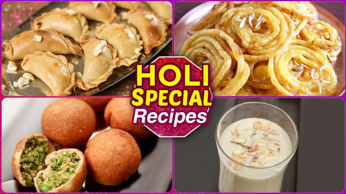 Holi Special Recipes - Holi Special Sweets - How to make Holi Snacks At Home