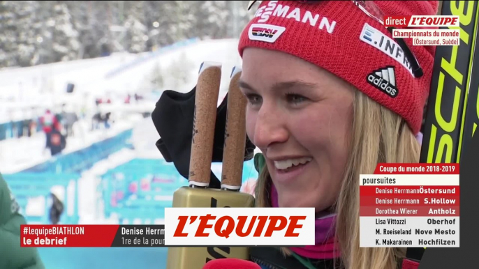 Herrmann «C'était un rêve de devenir Championne du monde» - Biathlon - Mondiaux (F)