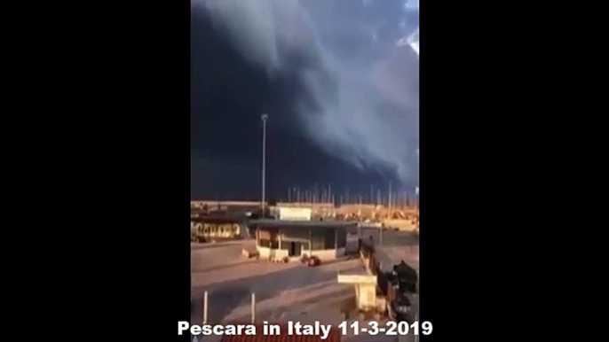 Giant clouds in Italy