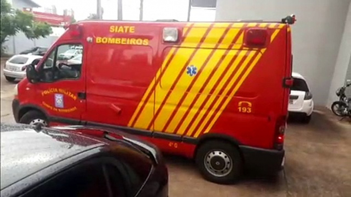 Trabalhador tem ferimentos ao cair de caminhão no Bairro Alto Alegre