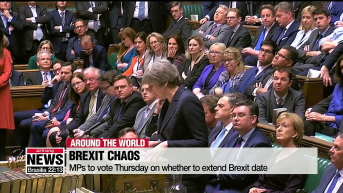 UK parliament rejects "no-deal" Brexit