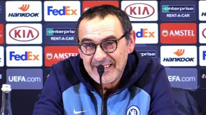 Maurizio Sarri Full Pre-Match Press Conference - Dynamo Kiev v Chelsea - Europa League