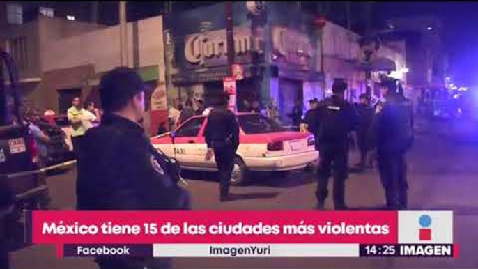 México tiene 15 de las 50 ciudades más violentas del mundo | Noticias con Yuriria Sierra