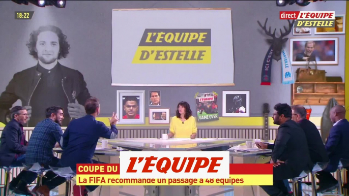 coupe du monde à 48 équipes, les réactions de l'Équipe d'Estelle - Foot - CdM