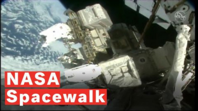 Watch NASA Astronauts On A Spacewalk Outside The ISS