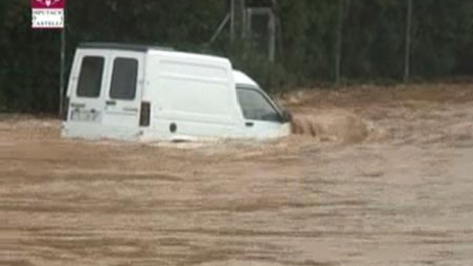 Hasta 200 litros por metro cuadrado se han recogido este fin de semana en Castellón