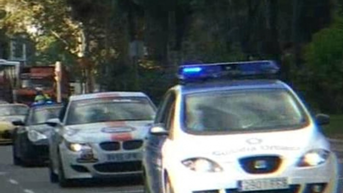 Los Mossos interceptan a varios conductores británicos que competían por las carreteras catalanas