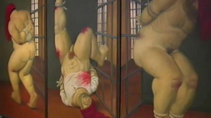 Botero representa las torturas de Abu Ghraib