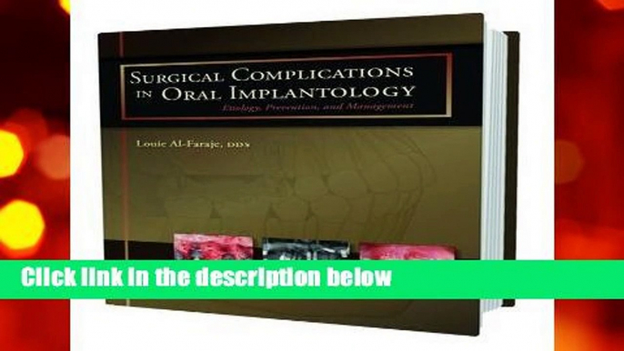 Surgical Complications in Implantology