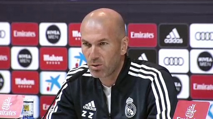 Zidane: "Los jugadores están en el mejor club del mundo y ellos lo saben"