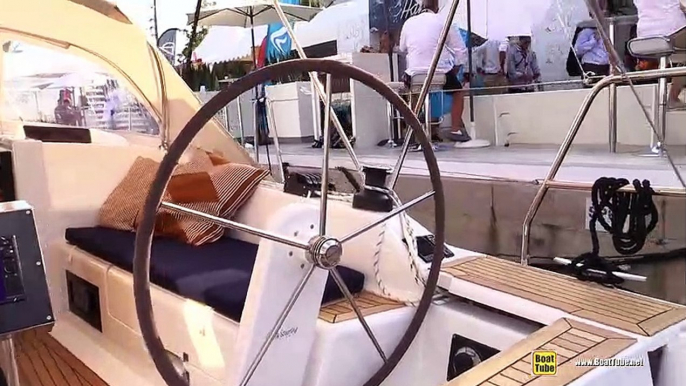 2019 Hanse 348 Sailing Yacht - Deck and Interior Walkaround - 2018 Cannes Yachting Festival