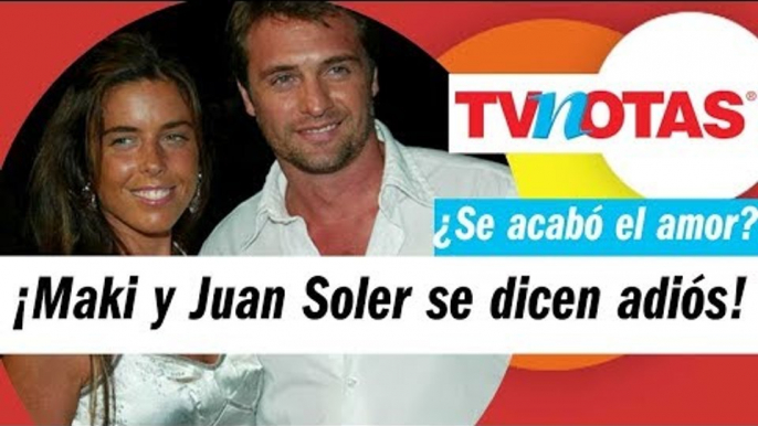 ¡Así anunció Juan Soler su separación con Maki tras 15 años de casados!