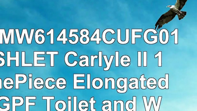 TOTO MW614584CUFG01 WASHLET Carlyle II 1G OnePiece Elongated 10 GPF Toilet and WASHLET