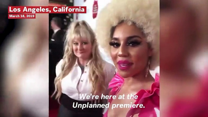 Joy Villa Wears 'F*** Planned Parenthood' Dress On Red Carpet