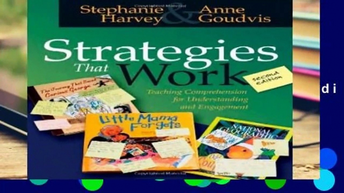 Best product  Strategies That Work: Teaching Comprehension for Understanding and Engagement -