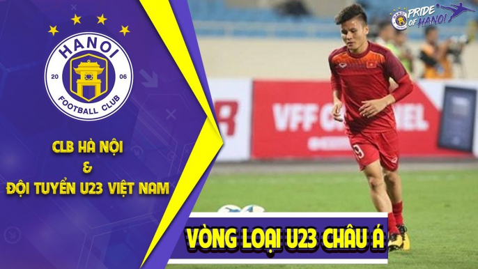 Quang Hải tích cực tập luyện trong ngày dự bị ở trận đấu giữa U23 Việt Nam và U23 Brunei - HANOI FC