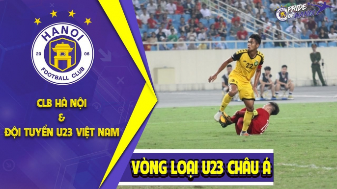 Tình huống dẫn đến thẻ đỏ trực tiếp của cầu thủ Brunei sau pha bóng đạp chân Quang Hải | HANOI FC