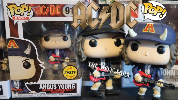 ACDC Angus Young Chase Funko Pop Detailed Look Review Unboxing With Common Comparison #ACDC #FUNKOPOP