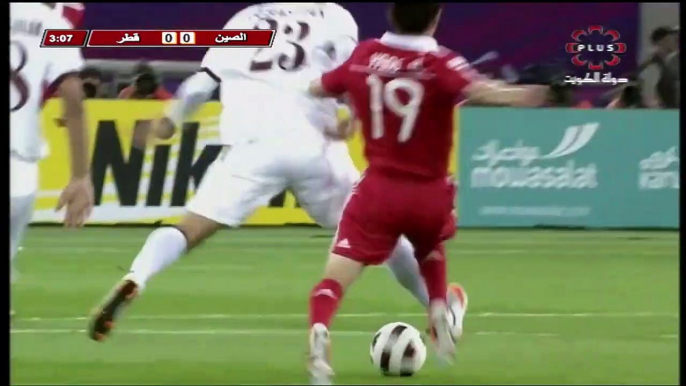 الشوط الاول مباراة قطر و الصين 2-0 كاس اسيا 2011