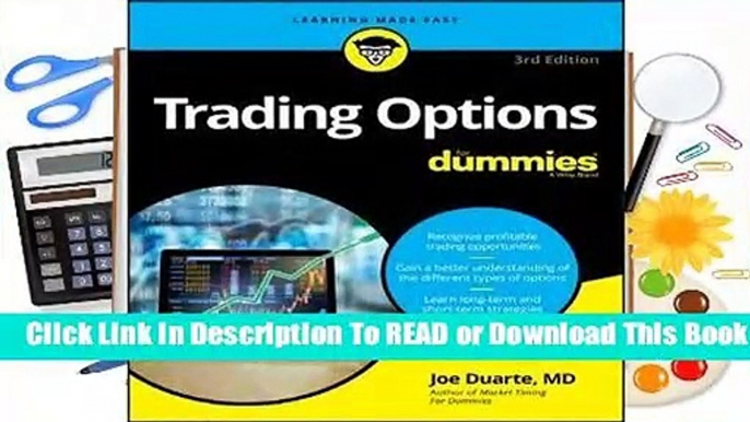 [Read] Trading Options for Dummies  For Kindle