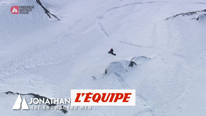 Les meilleurs moments de l'Xtreme de Verbier - Adrénaline - Snowboard freeride (H)