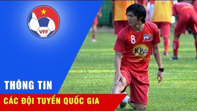 Tuyển thủ Quốc gia Nguyễn Tuấn Anh tiếp tục dính chấn thương và không hẹn ngày trở lại