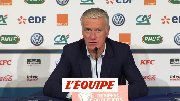 Deschamps sur Giroud «Une grande fierté pour lui» - Foot - Euro (Q) - Bleus