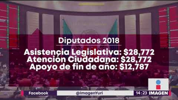 Cuánto les tocará de aguinaldo a los diputados de México | Noticias con Yuriria Sierra