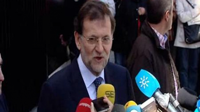 Rajoy, tras visitar al rey: "Lo he visto con muchas ganas de recuperarse"