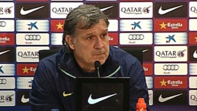 Tata Martino: "Nos falta el mejor jugador del mundo y el mejor arquero de mundo"