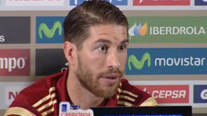 Ramos se queja de la dureza de los jugadores de Guinea