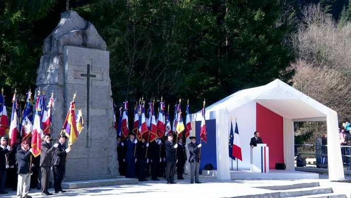 Hommage à la Résistance intérieure aux Glières - Nécropole de Morette