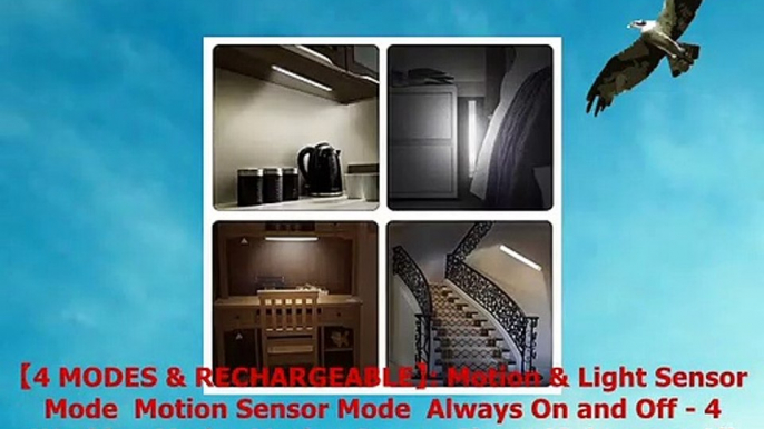 66 LED Under Cabinet Light Rechargeable Motion Sensor Closet Light Wireless Luxury