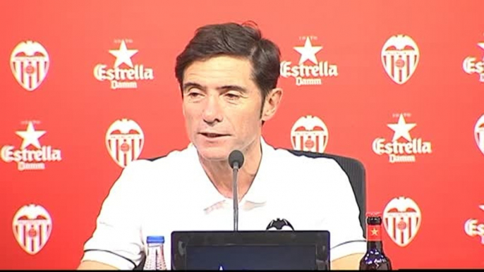 Marcelino: "No me gusta que la afición silbe a los jugadores"