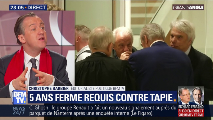 Arbitrage controversé: cinq de prison ferme requis contre Bernard Tapie (3/3)