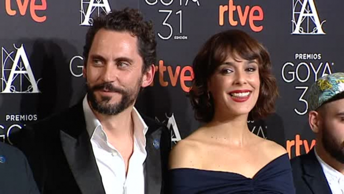 El equipo de 'Kiki' pasea su "buen rollo" en la fiesta de nominados a los Goya