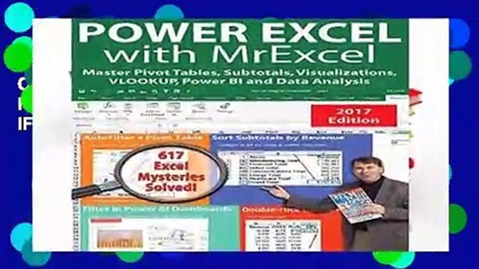 Online Power Excel 2016 with MrExcel: Master Pivot Tables, Subtotals, Charts, VLOOKUP, IF, Data